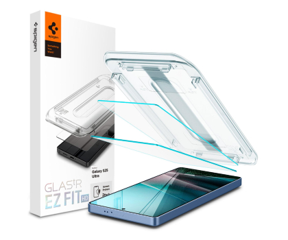Szkło i folia ochronna SPIGEN Glas.Tr ”Ez Fit” 2-Pack do Samsung Galaxy S25 Ultra Clear AGL09082